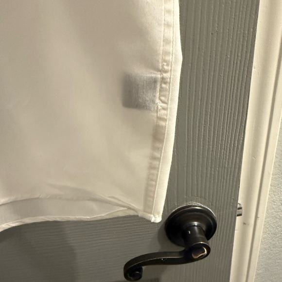 Men’s Attitude Gold short sleeve white button down shirt front pocket Size Large - Picture 6 of 11